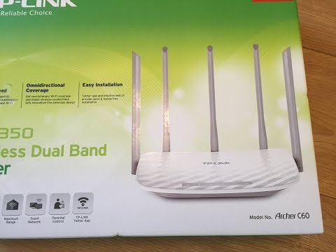tplink archer c60 ac1350 wireless wifi dual band cable router and access point review + unboxing