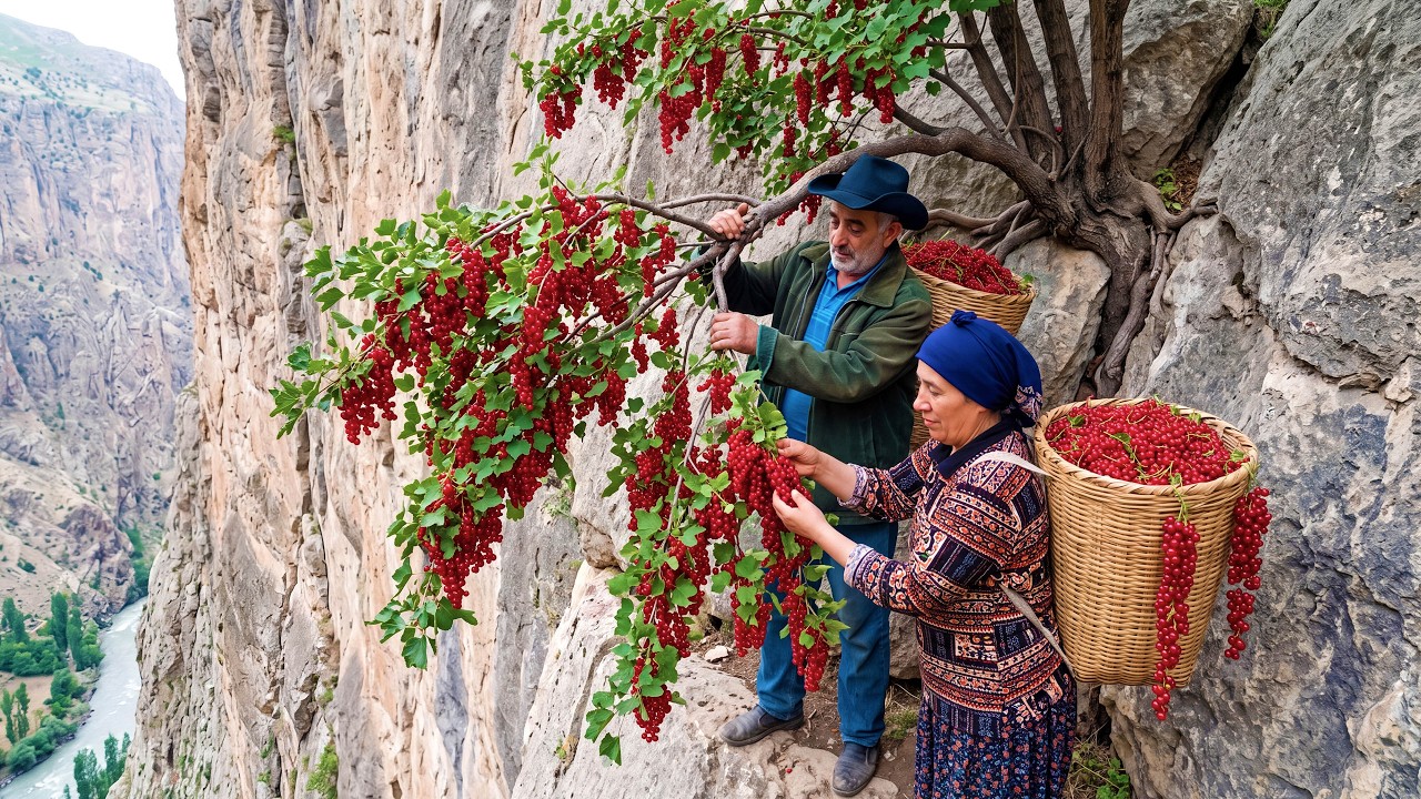 Thumbnail for Elderly Couple Shocked After Climbing Dangerous Mountain to Reach Currant Orchard