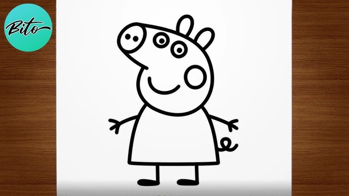 Itsy Artist - Como Desenhar O Personagens Dos Episódios De Porquinha Peppa-  Compilação 