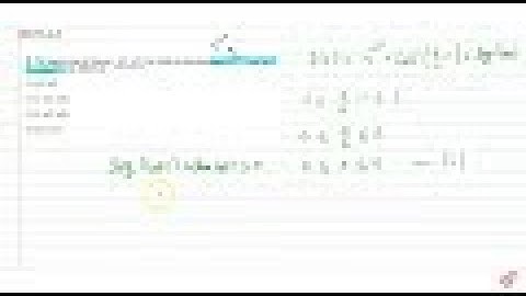 JEE MAINS 2018 The largest interval lying in `(-pi/2,pi/2)` for which the    function `[f(x)=4^-...
