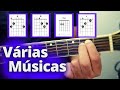 Aprenda 9 Músicas de Sertanejo Universitário Com Apenas 4 Acordes e 1 Batida no Violão (POT-POURRI)