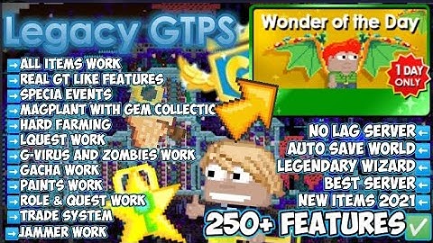 BEST GROWTOPIA PRIVATE SERVER 2021 | ✅🔥 LIKE REAL GT & NEW ITEMS 2021 ⭐ BEST SERVER 🔥✅ | LEGACY PS