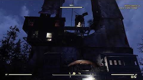 Fallout 76 CAMP Monorail Elevator Pylon Build