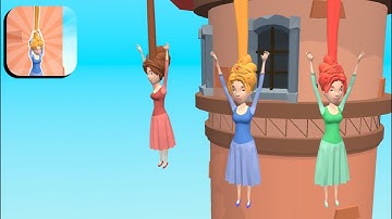 Rapunzel Fall 👸🧶🤴 Gameplay Trailer Android,ios All Levels