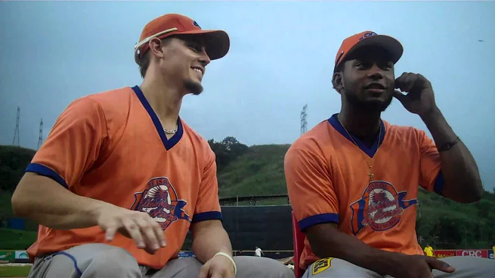 Braves minor league outfielders Mycal Jones and Co...