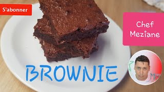 براوني لذيذ سهل و سريع التحضير Brownie délicieux facile et rapide à préparer