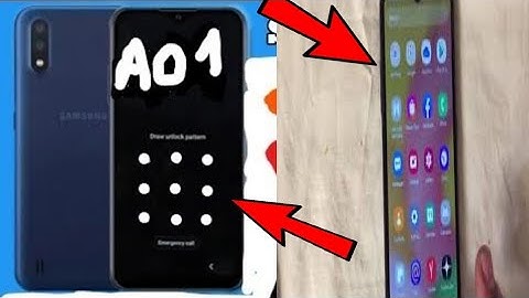 SAMSUNG A01 HARD RESET SM-A015G HARD RESET FACTORY RESET SAMSUNG A01