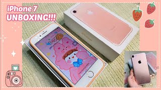 UNBOXING iPHONE 7 ROSEGOLD | 2022 PLUS CAMERA TEST Resimi