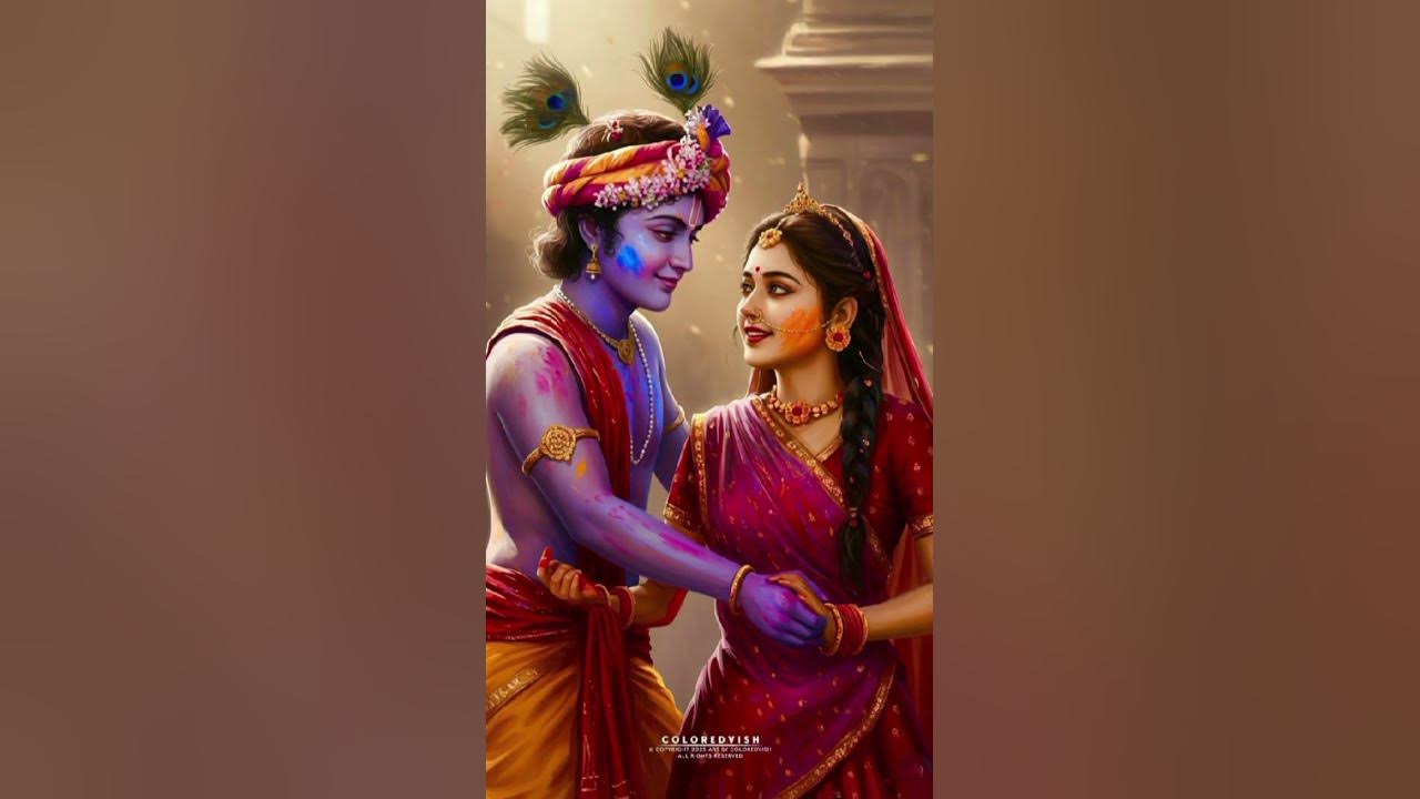 radha krishna hd holi pic