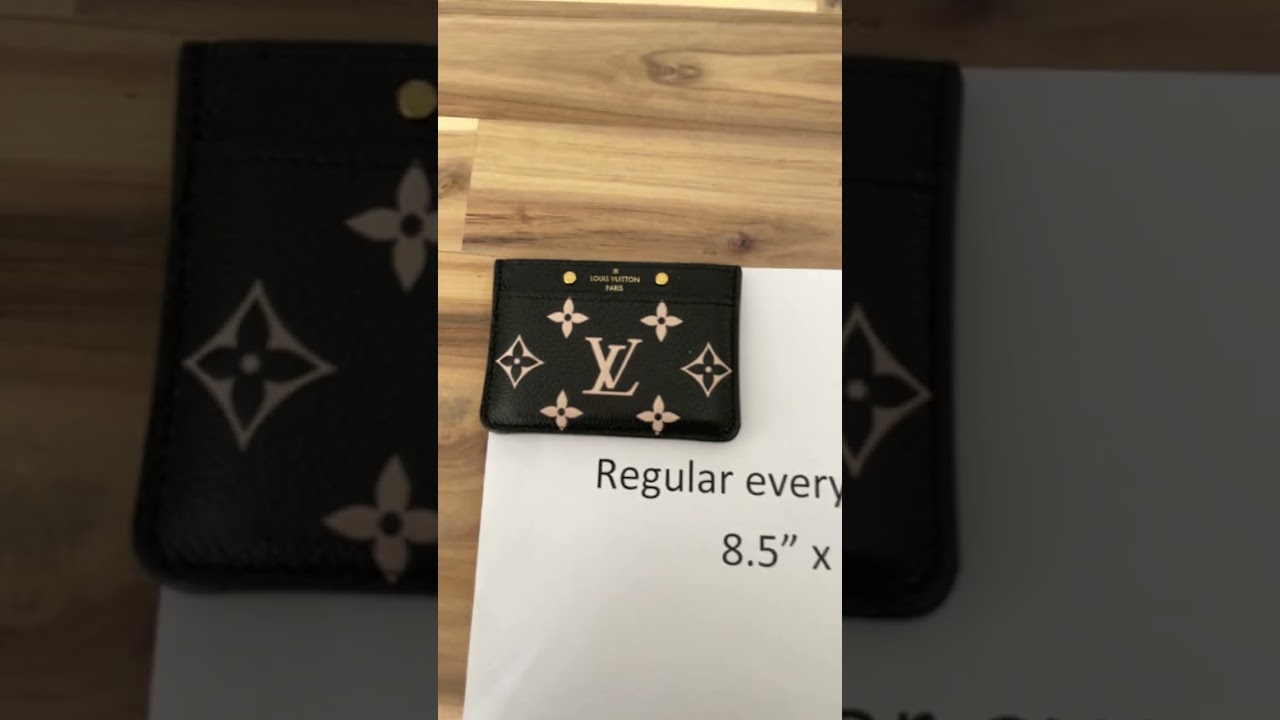 Louis Vuitton M81022 Card Holder Bicolor Monogram Empreinte Leather
