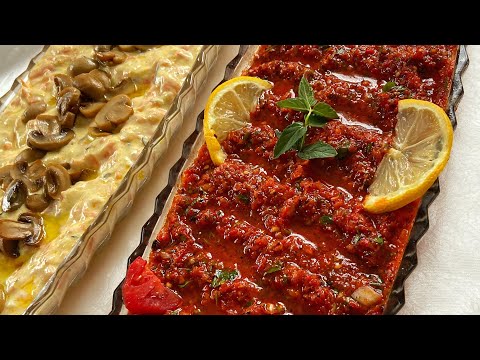 RESTORANLARIN SIR GİBİ SAKLADIĞI EZME SALATA TARİF-SECRET OF RESTAURANTS SALAD RECIPE-TADIMIZTUZUMUZ