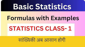 Statistics class 1 basic of statistics II research methodology II UGC NET December 2023 ||