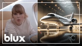 Taylor Swift's Private Jet Trips Creates Outrage: A Closer TikTok look | #blux