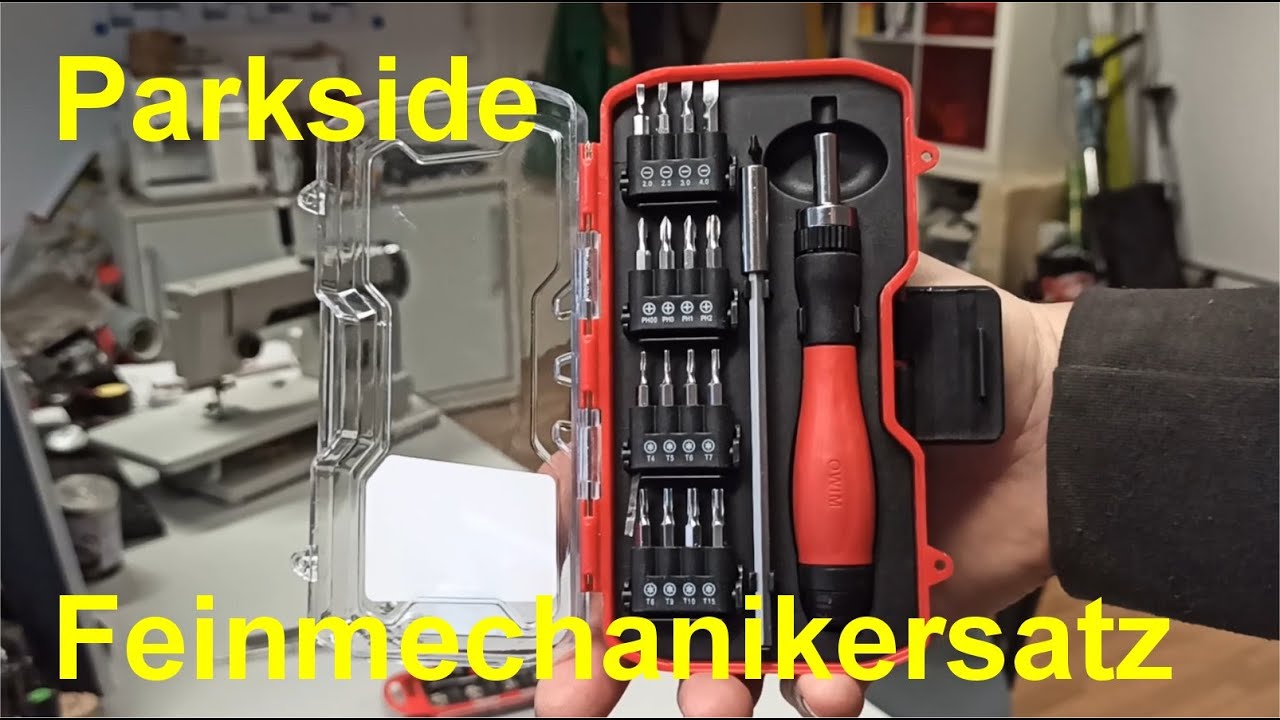 Parkside Feinmechanikersatz Minischrauber - YouTube