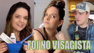 Cacheada Muda Visual Porque Foi No Visagista Menos Descolorida