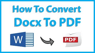 How To Convert A Word Docx File Into A PDF File | 365 |