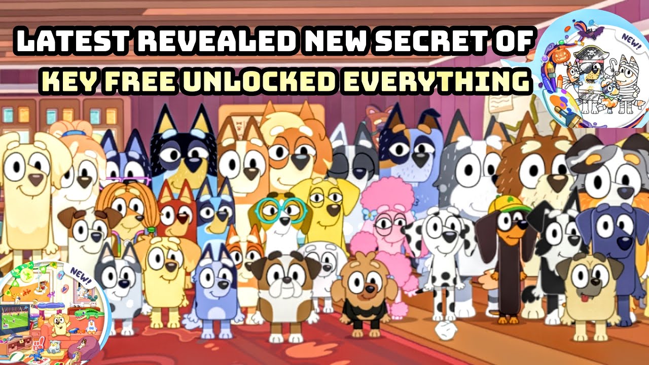 Bluey Let's Play Latest Revealed New Secret Of Key Free Unlocked ...