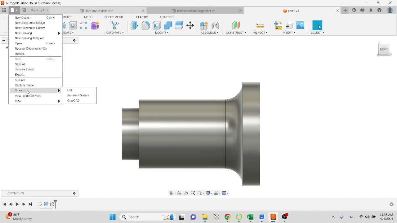 How to Share Public Link from Fusion!