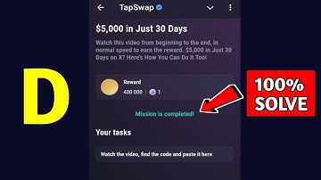 $5,000 in Just 30 Days | Tapswap Code | $5,000 in Just 30 Days on X? Here’s How You Can Do It Too!