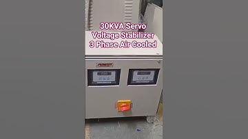 30KVA Servo Voltage Stabilizer 3 Phase Air Cooled #powertechnology #servovoltagestabilizer #servo