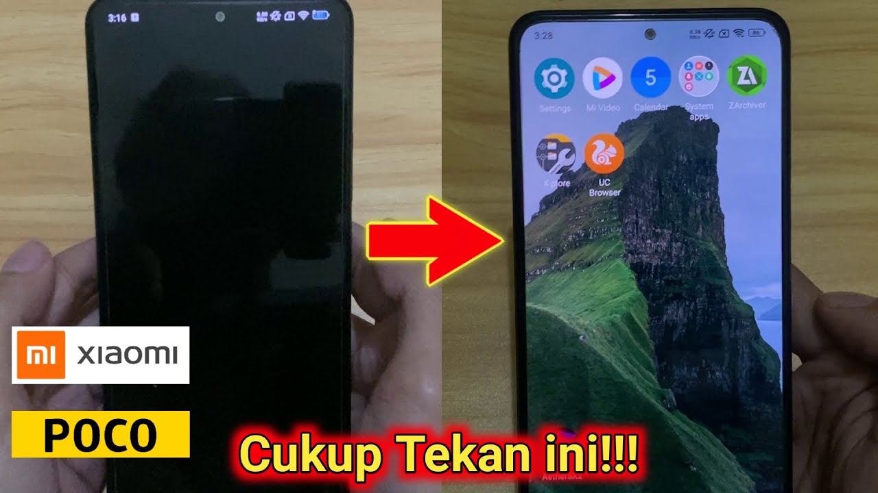 Cara Mengatasi HP Poco & Xiaomi Macet atau Black Screen