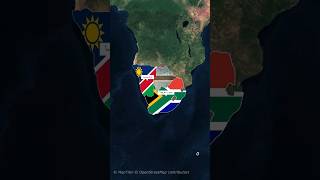 جنوب أفريقيا تشارك في الحدود مع كم دولة