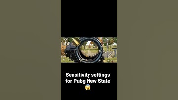 best sensitivity settings for Pubg New State 😱⚡|#pubgnewstate #newstate #sensivity #shortvideo