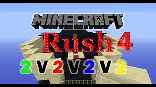 [Rush 2v2v2v2 ] map minecraft [Fr]