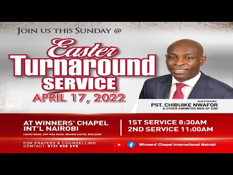 1ST SERVICE: EASTER TURNAROUND SERVICE | 17TH APRIL 2022 |