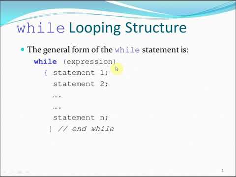 تعليمة while - YouTube