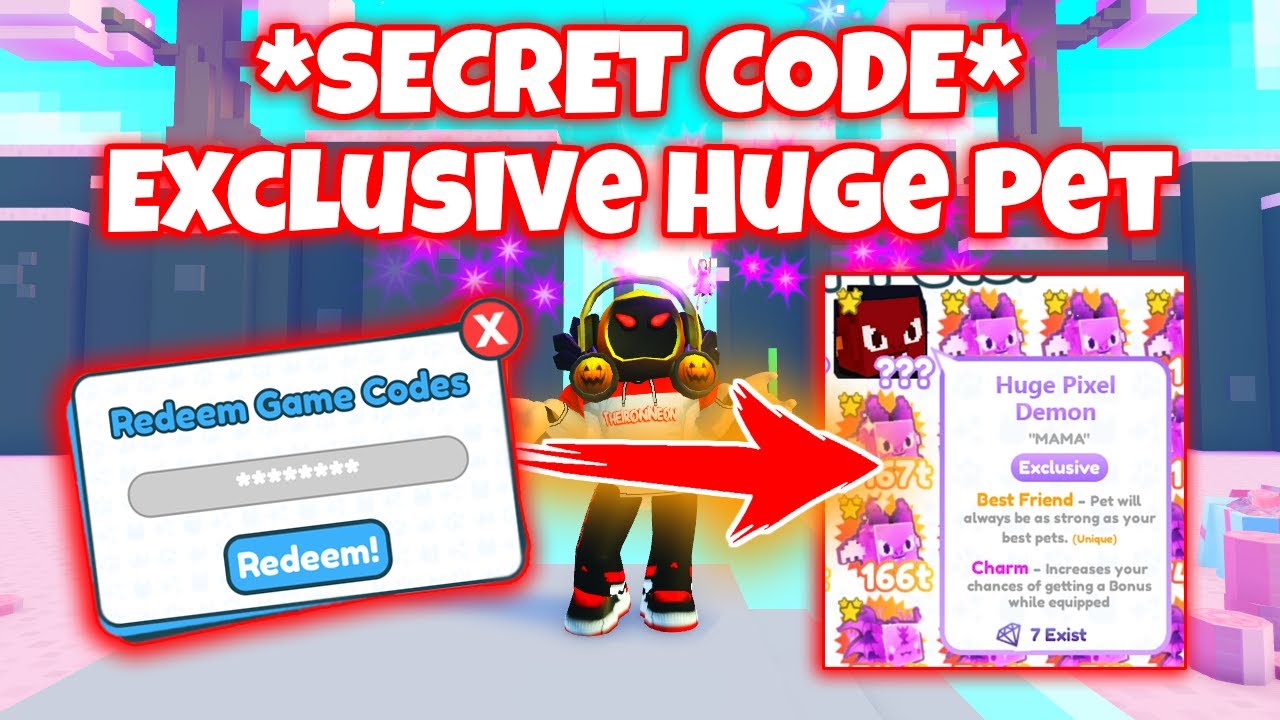 ALL NEW *HUGE EXCLUSIVE PET* CODES in PET SIMULATOR X CODES! (Pet