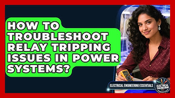 How To Troubleshoot Relay Tripping Issues In Power Systems? - Electrical Engineering Essentials