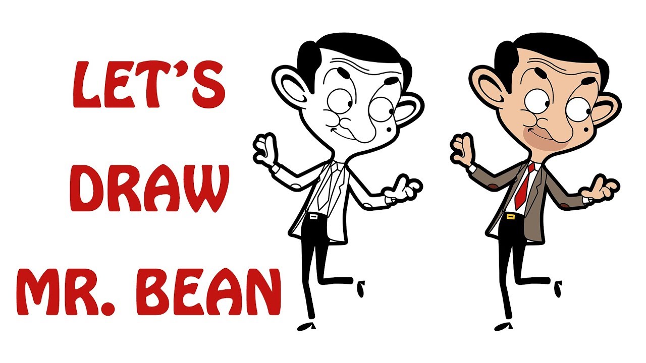 How To Draw Mr Bean Step By Step Mr Bean Drawing Easy And Simple Youtube