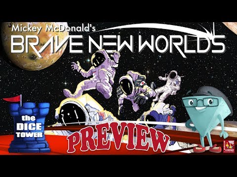 "Brave New Worlds" a Dice Tower Preview - with Boardgame Corner