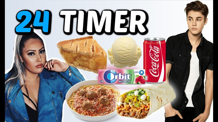 JEG SPISER SOM JUSTIN BIEBER I 24 TIMER