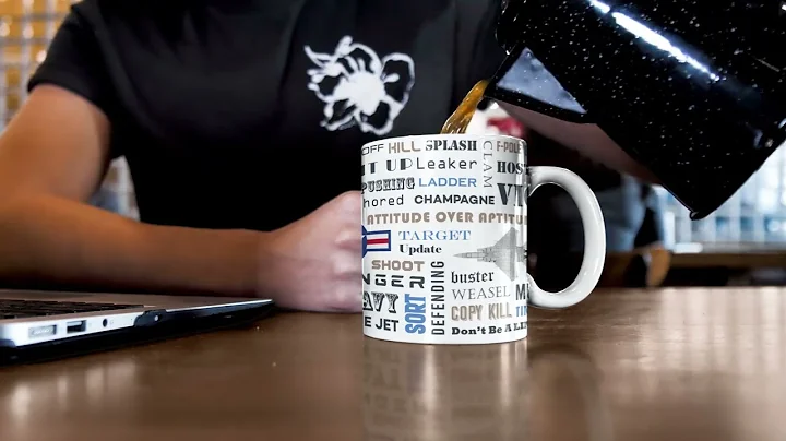 Look closely at the words. The Say Again coffee mu...