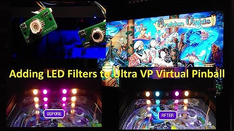 Adding LED light filters to VP Ultra Pinball Machine feat. Tales of the Araibian Nights RecRoomWorld