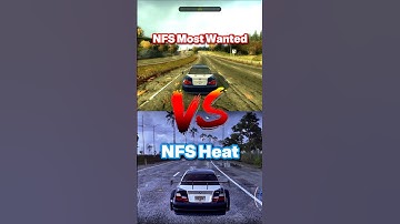BMW M3 GTR in NFS most wanted VS NFS heat #nfs #eagames #ea #needforspeed #fyp #shorts