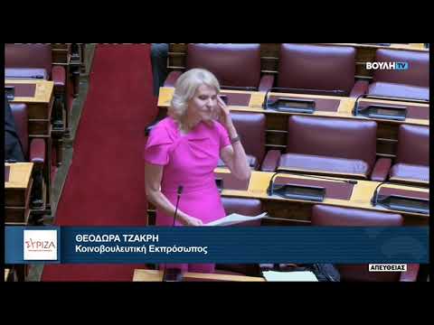 2023-07-08 Θ. Τζακρη - Προγραμματικές δηλώσεις - Ψήφος εμπιστοσύνης