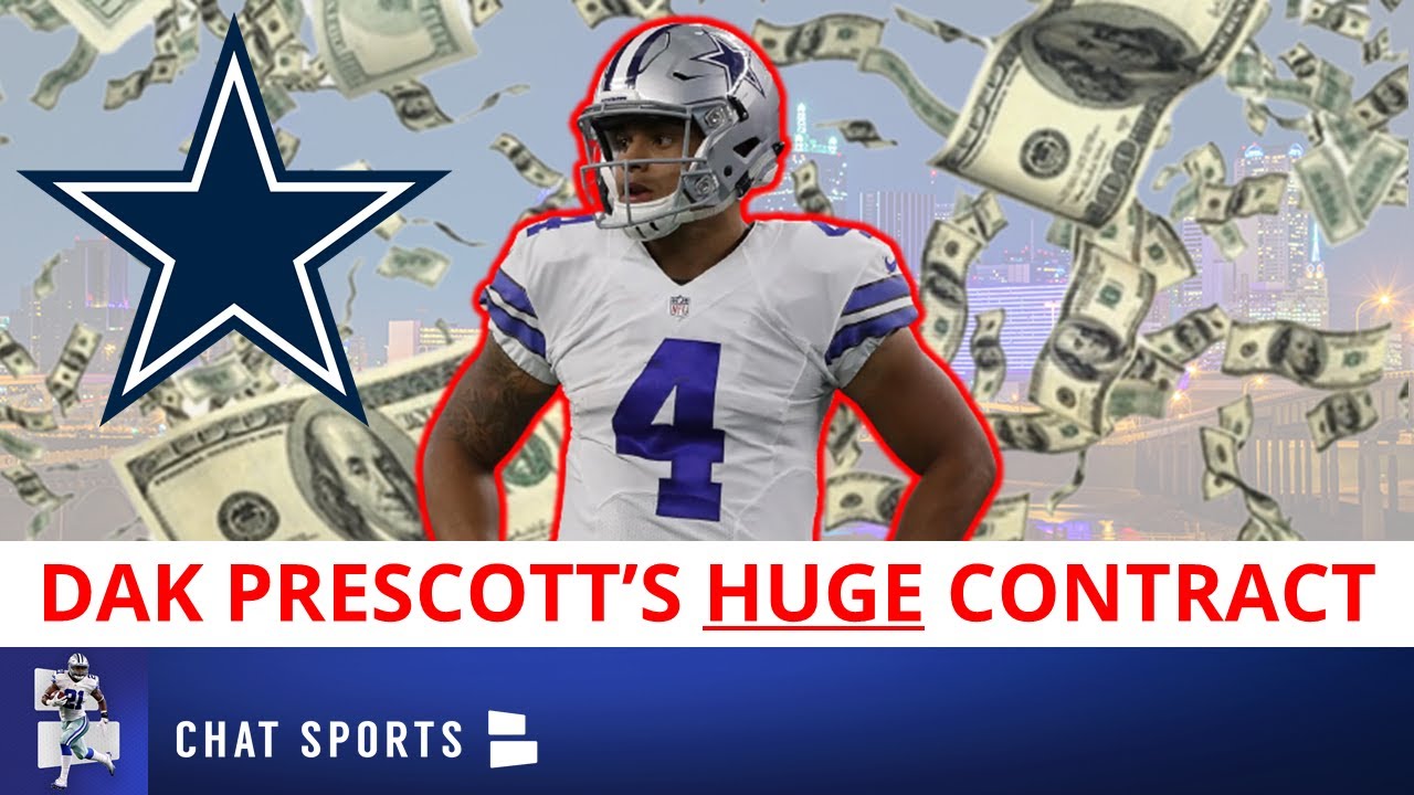 Dak Prescott Signs 4Year, 160 Million Contract With The Dallas