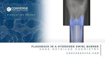 Simulating Flashback in a Hydrogen Swirl Burner