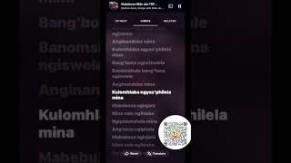 @mabebuza lyrics👌🙏😭