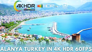 Alanya, Turkey in 4K HDR 60FPS by drone - TURKEY in 4K HDR 60FPS