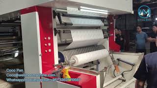 4 Color Satellite Flexographic Printing Machine 200 m/min CI Flexo Press for Food Packaging Film
