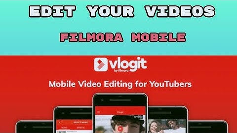 How to Edit  Video on Android Using vlogit app [hindi]