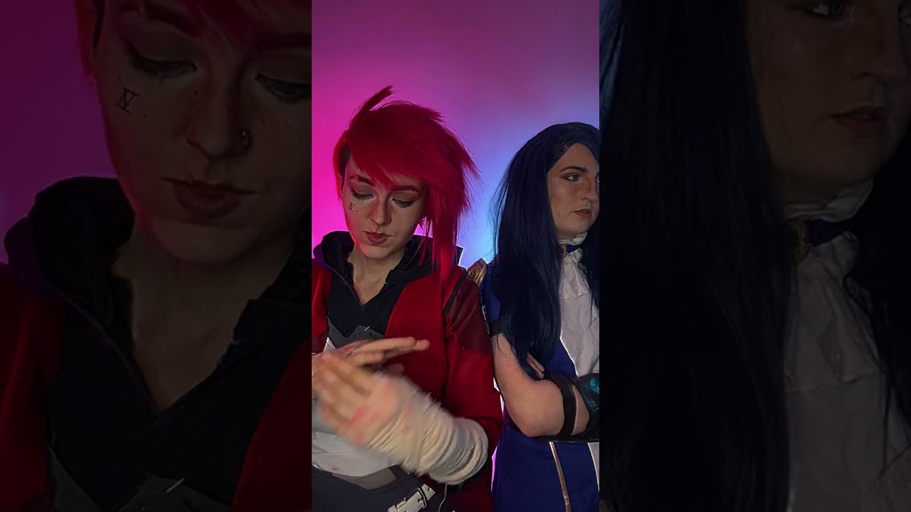 Caitlyns Gay panic CaitVI cosplay from Arcane #shorts