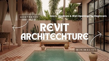 Revit Architecture Tutorial for Beginners | Doors, Windows & Wall Openings for Beginners