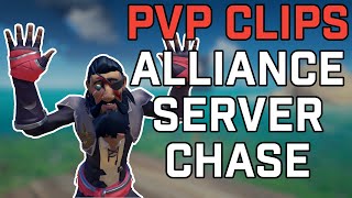 Sea of Thieves PvP Clips - Getting Chased by an Alliance Server While SOLO