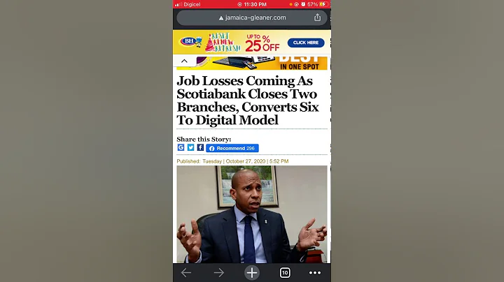 Scotiabank announces job loss for 2021