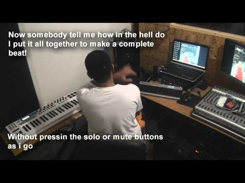 Kay Ham Makein His 3rd beat With Maschine & M-Audio Axiom Pro 49